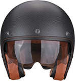 Urban Motorcycle Helmet Scorpion Exo Belfast Evo Carbon Carbon Fiber Matt Black Solid Size Xxl