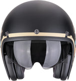 Urban Motorcycle Helmet Scorpion Exo Belfast Evo Ultra Tct Matt Black Beige Adonis Size Xl