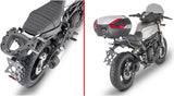 Monokey Arena Black Top Case - 45 Lt Arena Technopolymer - Givi Compatible With Benelli Leoncino 800 (2022-2024)
