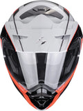 Full-Face Motorcycle Helmet Scorpion Exo Adx-2 Polycarbonate Grey Red Kamps Size Xxl