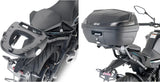 Monokey Animal Carrier Top Case - 33 Lt Nylon - Givi Compatible With Cfmoto 650 Nk (2021-2024)