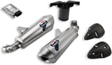 Dual Exhaust System With Sound Certification Titanium - Termignoni Compatible With Ducati Monster 1100