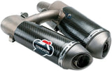 Dual Exhaust System With Sound Certification Carbon - Termignoni Compatible With Ducati Hypermotard 796