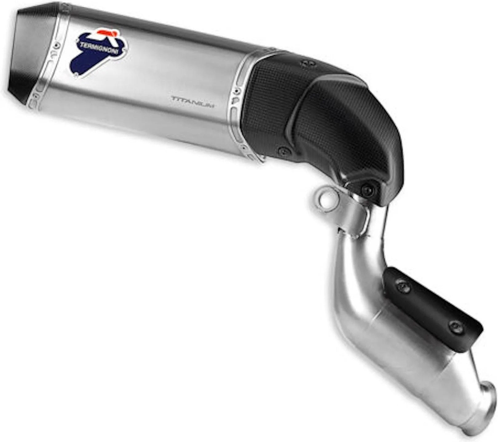 Exhaust Tip With Noise Certification Titanium - Termignoni Compatible With Ducati Hyperstrada 821