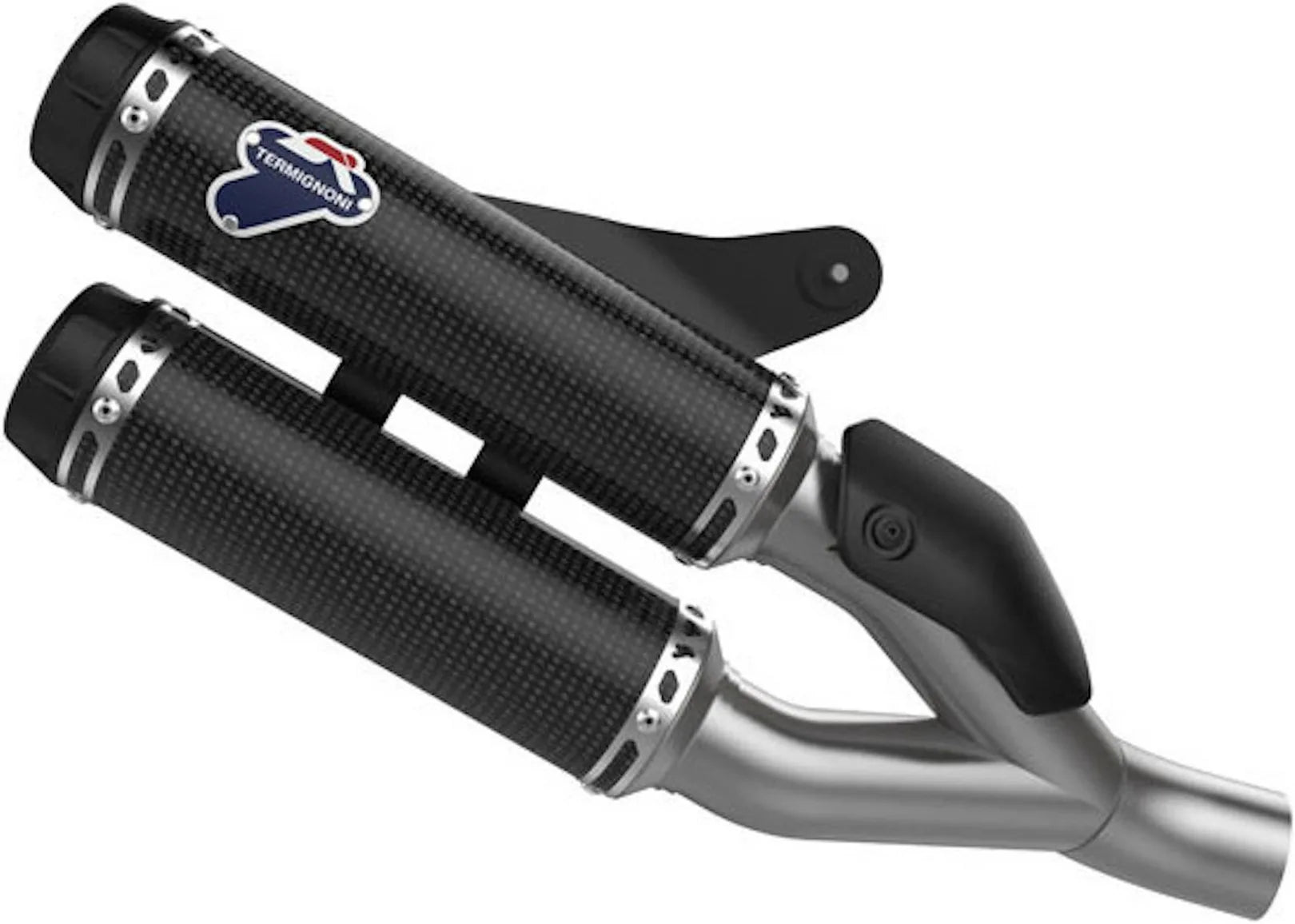 Exhaust Tip Without Sound Certification Carbon - Termignoni Compatible With Ducati Monster 821