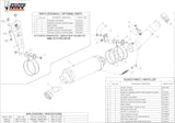 Non-Catalytic Exhaust Tip With Sound Certification Gp Carbon - Mivv Compatible With Aprilia Tuono V4 (2010-2016)