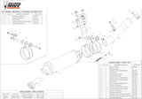 Catalytic Exhaust Tip With Sound Certification Gp Steel Black - Mivv Compatible With Aprilia Rsv4 Aprc (2011-2016)