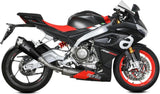 Complete Non-Catalytic Exhaust System With Sound Certification Delta Race Carbon Carbon - Mivv Compatible With Aprilia Rs 660 (2020-2024)