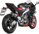 Complete Non-Catalytic Exhaust System With Sound Certification Delta Race Carbon Carbon - Mivv Compatible With Aprilia Rs 660 (2020-2024)