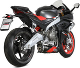 Complete Catalytic Exhaust System With Sound Certification Delta Race Steel Black Carbon - Mivv Compatible With Aprilia Rs 660 (2020-2024)