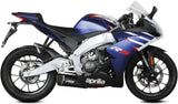 Complete Non-Catalytic Exhaust System With Sound Certification Delta Race Steel Black Carbon - Mivv Compatible With Aprilia Rs 125 (2021-2024)