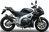 Exhaust Tip With Noise Certification Furore Aluminium Black - Gpr Compatible With Aprilia Tuono V4 R - Std - Aprc 1000 (2011-2014)