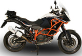 Exhaust Tip With Noise Certification Albus Ceramic White Aluminium - Gpr Compatible With Ktm 1050 Adventure (2015-2016)