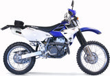 Complete Non-Catalytic Exhaust System With Sound Certification Albus Ceramic White Aluminium - Gpr Compatible With Suzuki Dr-Z 400 Sm (2005-2023)