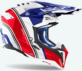 Off-Road Motorcycle Helmet Airoh Aviator 3 - Av3H55 Hpc Carbon Gloss Red Hima Size M