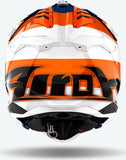 Off-Road Motorcycle Helmet Airoh Aviator 3 - Av3M32 Hpc Carbon Gloss Orange Monarch Size Xs