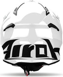 Off-Road Motorcycle Helmet Airoh Aviator Ace 2 - Ava214 Composite Carbon Gloss White Color Size L