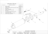 Exhaust Tip With Noise Certification Oval Titanium Carbon - Mivv Compatible With Bmw R 1200 Gs Adventure (2004-2007)