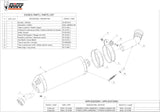 Catalytic Exhaust Tip With Sound Certification Oval Carbon Carbon - Mivv Compatible With Bmw K 1200 R (2005-2008)
