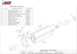 Exhaust Tip With Noise Certification Suono Stainless Steel Carbon - Mivv Compatible With Bmw R 1150 (2000-2006)