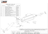 Exhaust Tip With Noise Certification Suono Steel Black Carbon - Mivv Compatible With Bmw R 1200 Gs (2010-2012)