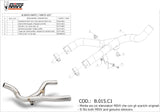 Non-Catalytic Connector Pipe - Mivv Compatible With Bmw R 1150 Gs Adventure (1999-2003)