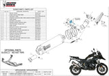 Exhaust Tip With Noise Certification Oval Carbon Carbon - Mivv Compatible With Bmw R 1250 Gs Adventure (2019-2023)