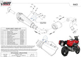 Exhaust Tip With Noise Certification Delta Race Stainless Steel Carbon - Mivv Compatible With Bmw F 900 Xr (2020-2024)