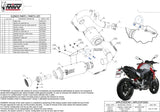 Exhaust Tip With Noise Certification Gppro Titanium - Mivv Compatible With Bmw F 900 R (2020-2024)