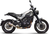 Exhaust Tip Without Sound Certification Relevance Titanium Carbon Cap - Termignoni Compatible With Benelli Leoncino 500 Trail (2018-2020)