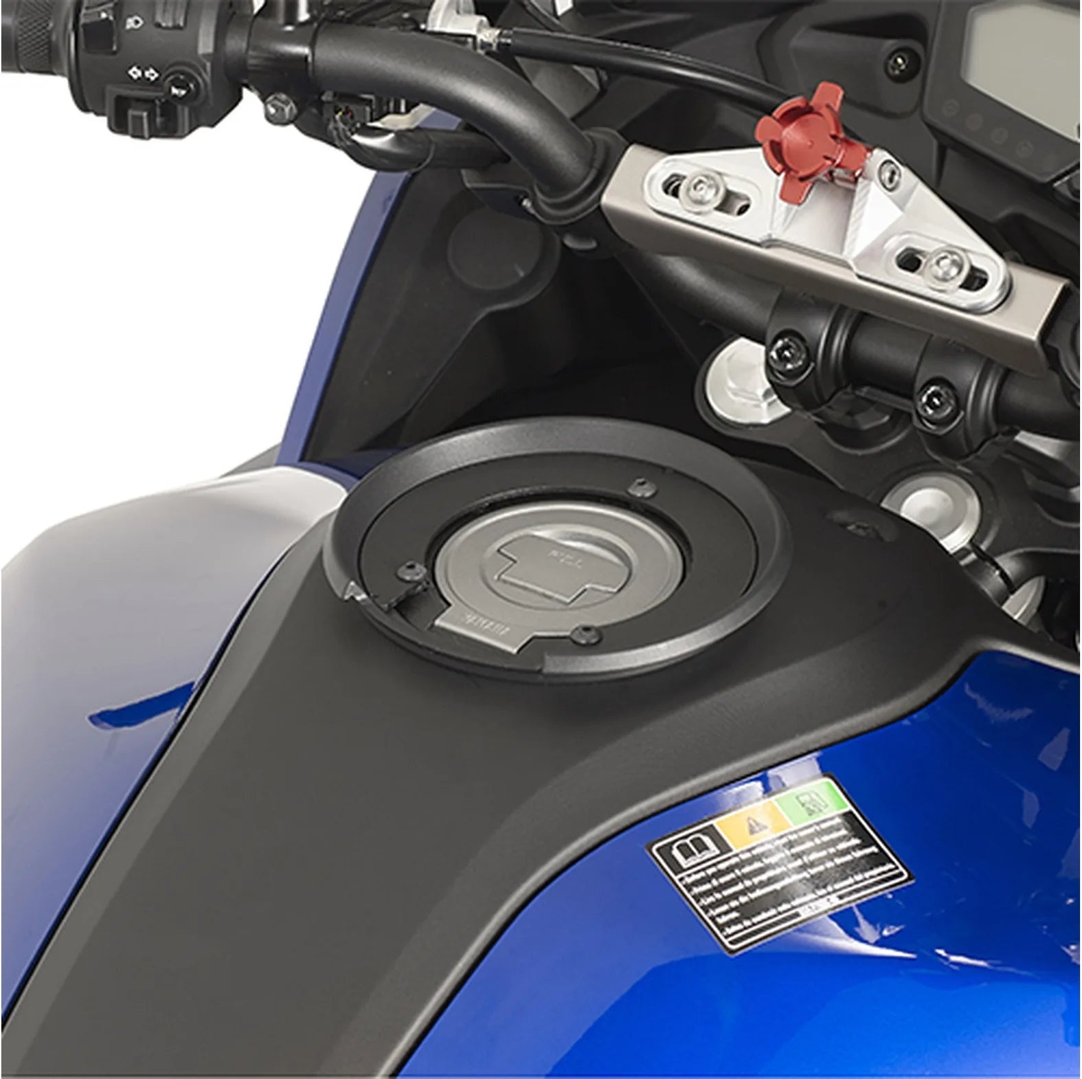 Tanklock Black Tank Bag - 20 Lt Xl04B Nylon - Givi Compatible With Yamaha Fz-1 Fazer 1000 (2006-2015)