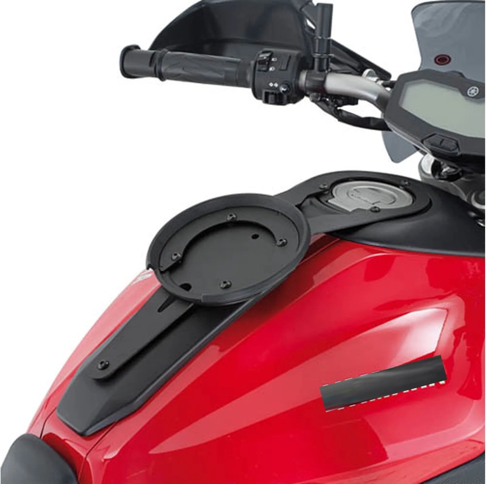 Tanklock Black Tank Bag - 18 Lt Nylon - Givi Compatible With Yamaha Mt-07 (2014-2017)