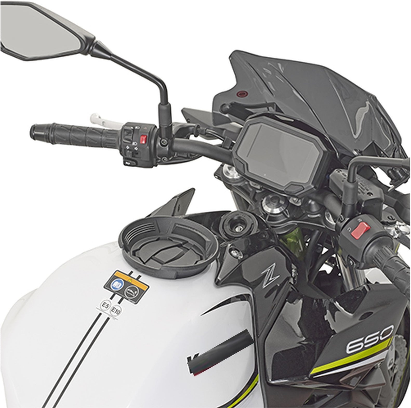 Tanklock Black Tank Bag - 5 Lt Wl902 Technopolymer - Givi Compatible With Bimota Tera 1000 (2024)