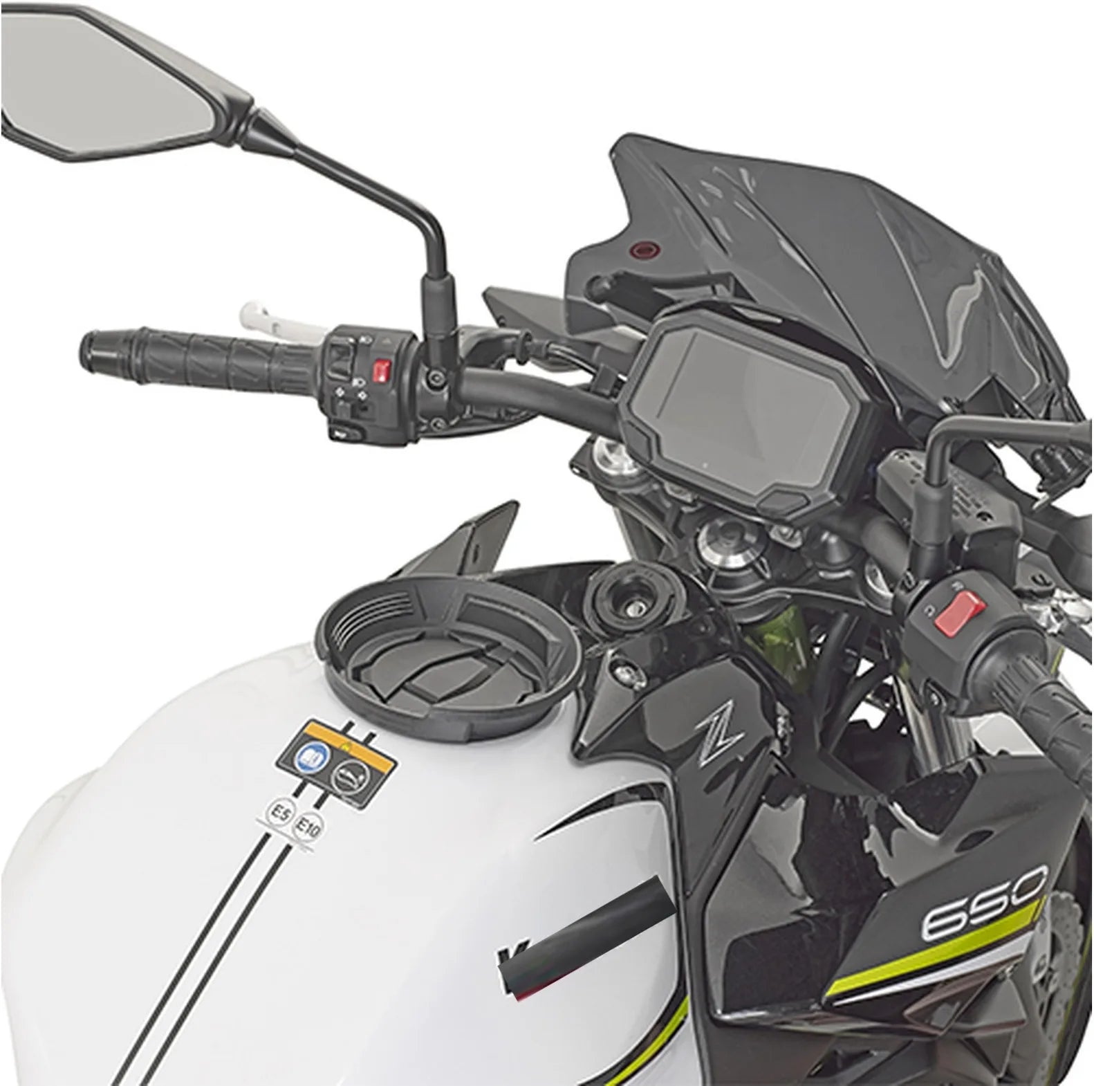 Tanklock Black Tank Bag - 18 Lt Nylon - Givi Compatible With Bimota Tera 1000 (2024)