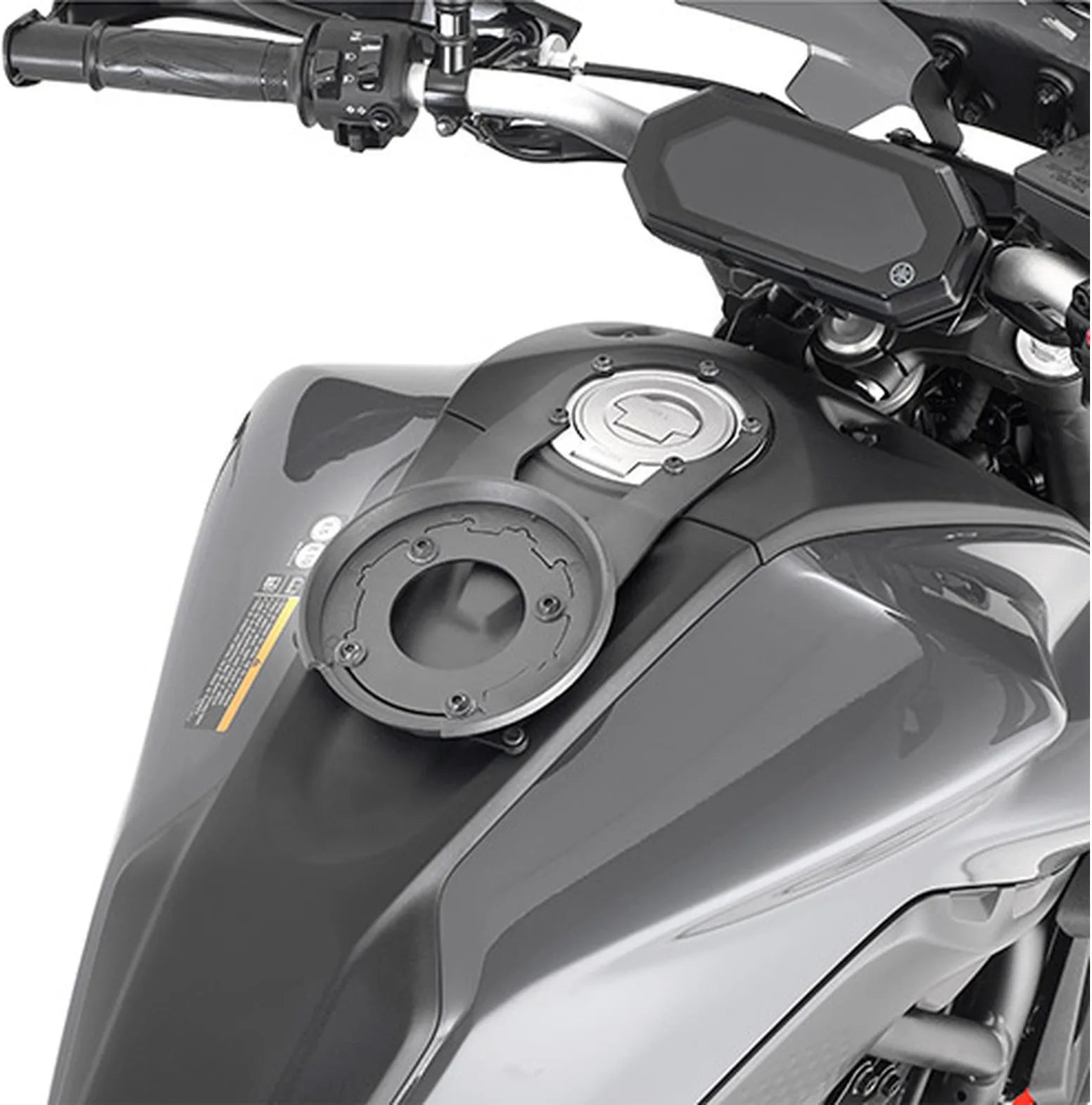 Tanklock Black Tank Bag - 3 Lt Nylon - Givi Compatible With Yamaha Mt-07 (2021-2024)