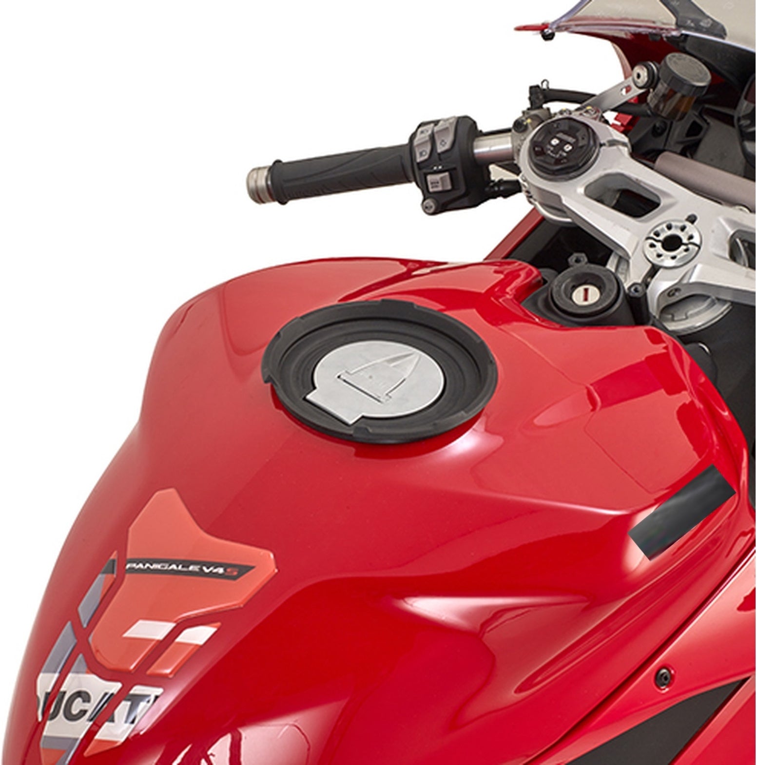 Tanklock Black Tank Bag - 5 Lt Mt504 Nylon - Givi Compatible With Aprilia Tuono V4 1100 (2015-2025)
