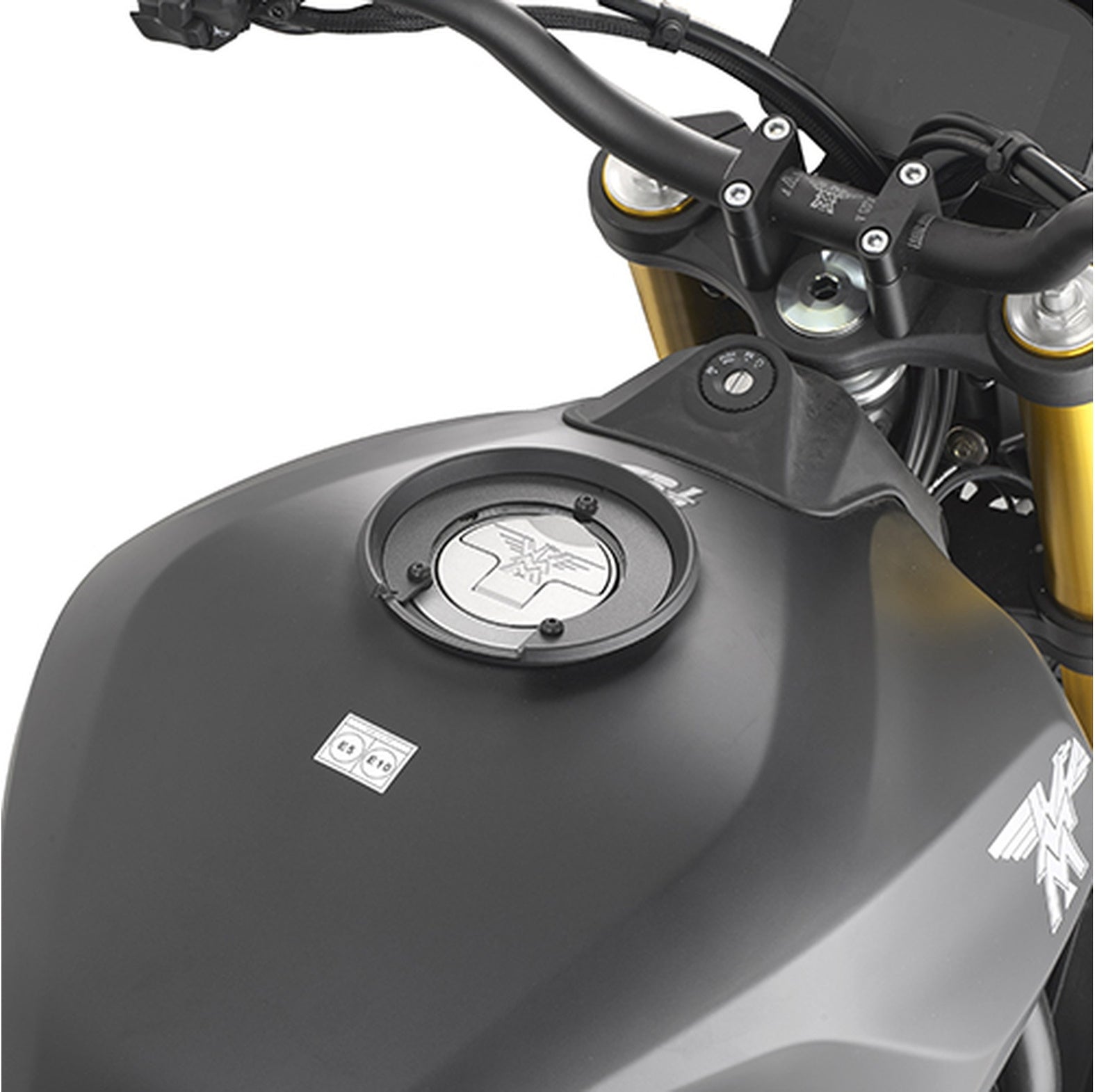 Tanklock Black Tank Bag - 5 Lt Mt504 Nylon - Givi Compatible With Moto Morini Seiemmezzo Str 650 (2022-2024)