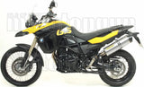 Complete Non-Catalytic Exhaust System With Sound Certification Maxi Race-Tech Aluminium Carbon - Arrow Special Parts Compatible With Bmw F 800 Gs (2008-2016)