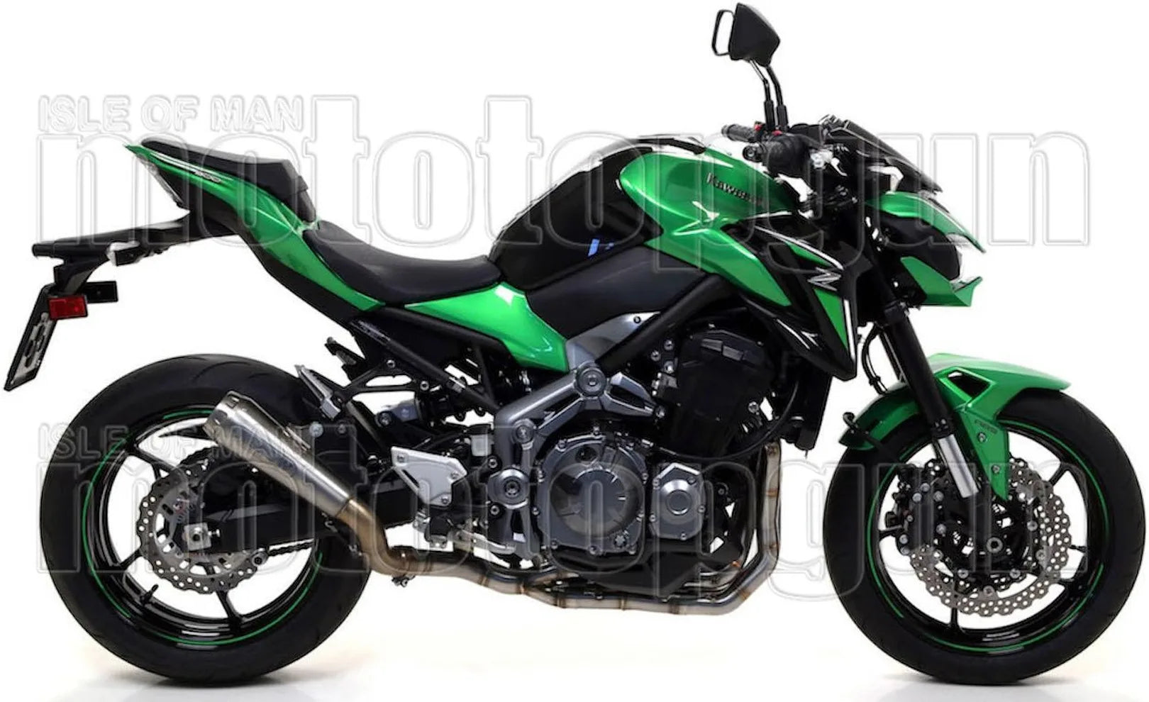 Complete Non-Catalytic Exhaust System With Sound Certification Pro-Race Titanium Titanium - Arrow Special Parts Compatible With Kawasaki Z 900 (2017-2019)