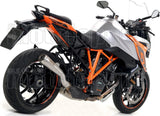 Non-Catalytic Exhaust Tip With Sound Certification Pro-Race Nichrom Stainless Steel - Arrow Special Parts Compatible With Ktm 1290 Superduke Gt (2017-2024)