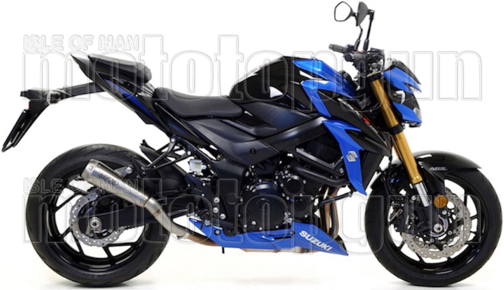 Complete Non-Catalytic Exhaust System With Sound Certification Pro-Race Nichrom Stainless Steel - Arrow Special Parts Compatible With Suzuki Gsx-S 750 (2017-2020)