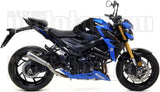 Complete Non-Catalytic Exhaust System With Sound Certification Pro-Race Nichrom Stainless Steel - Arrow Special Parts Compatible With Suzuki Gsx-S 750 (2017-2020)