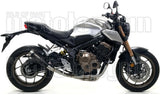 Complete Exhaust System Without Catalytic Converter And Without Sound Certification Pro-Race Black Nichrom Stainless Steel - Arrow Special Parts Compatible With Honda Cbr 650 R (2019-2023)