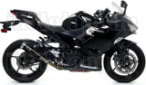 Complete Non-Catalytic Exhaust System With Sound Certification Pro-Race Black Nichrom Stainless Steel - Arrow Special Parts Compatible With Kawasaki Z 400 (2019-2020)