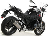 Exhaust Tip With Noise Certification Maxi Race-Tech Aluminium Carbon - Arrow Special Parts Compatible With Bmw R 1250 (2019-2020)