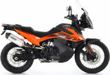 Exhaust Tip With Noise Certification Race-Tech Titanium Carbon - Arrow Special Parts Compatible With Ktm 890 Adventure (2021-2024)
