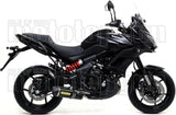 Complete Catalytic Exhaust System With Sound Certification Race-Tech Carbon Carbon - Arrow Special Parts Compatible With Kawasaki Versys 650 (2017-2022)