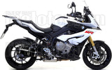 Exhaust Tip With Noise Certification Race-Tech Black Aluminium Carbon - Arrow Special Parts Compatible With Bmw S 1000 Xr (2017-2019)