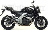 Exhaust Tip With Noise Certification Race-Tech Black Aluminium Carbon - Arrow Special Parts Compatible With Kawasaki Z 750 R (2011-2014)