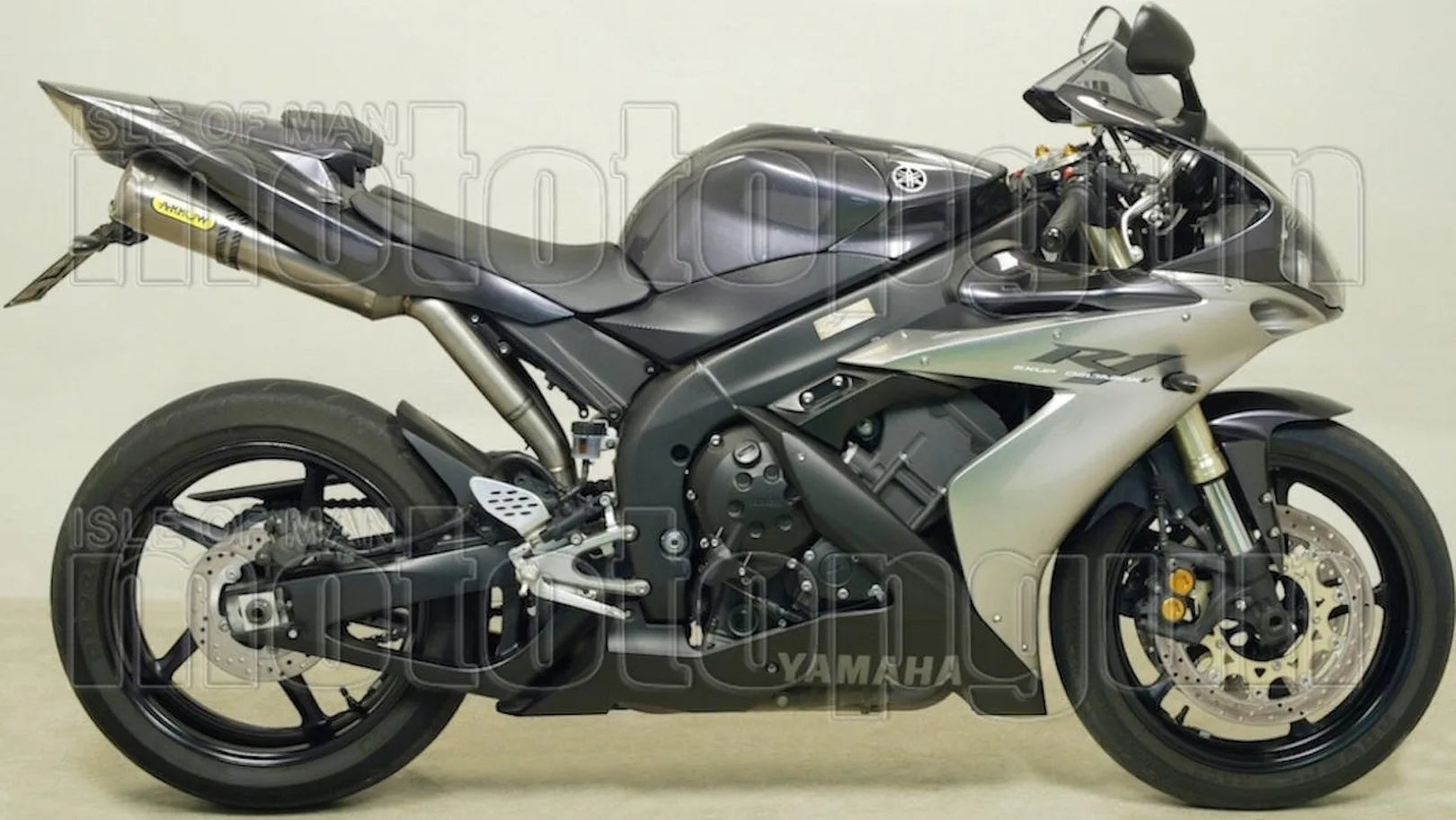 Dual Exhaust System With Sound Certification Thunder Aluminium Stainless Steel - Arrow Special Parts Compatible With Yamaha Yzf 1000 R1 (2004-2006)